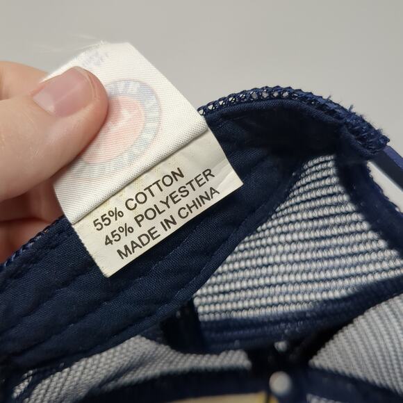 S. Padre Island Texas Snapback Trucker Hat Blue One Size Attractive Headwear - Picture 10 of 10